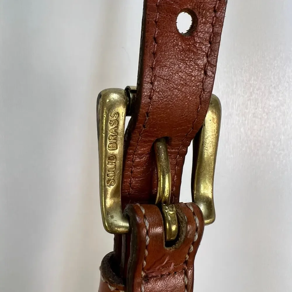 Vintage Dooney & Bourke All Weather Leather Black Crossbody Bag